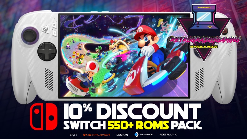 Nintendo Switch 550+ ROMs Pack - 10% Discount