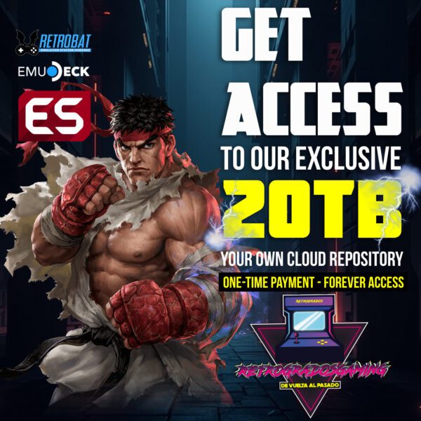 Retrogrados Gaming - The Ultimate 20Tb Pack 20Tb