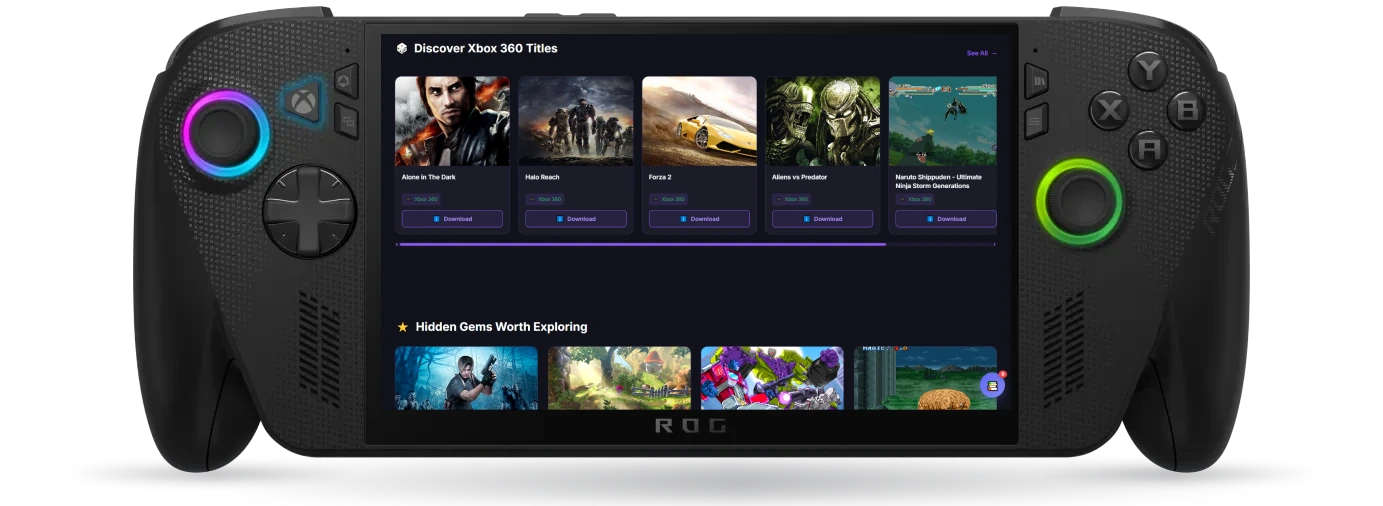 ASUS ROG Ally Gaming Bundle - Optimized ROMs